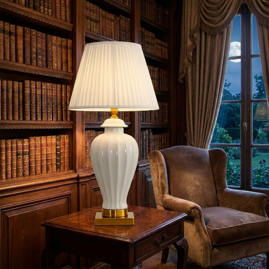 American Minimalist Ceramic Table Lamp