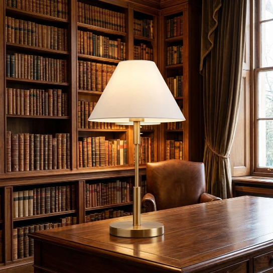 All-Copper Luxury Fabric Table Lamp